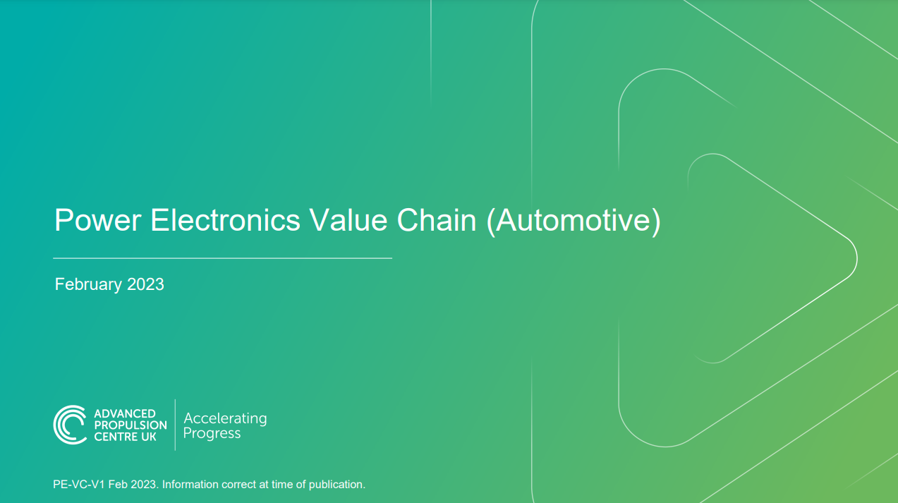 Power electronics value chain automotive